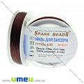 Нить для бисера Титан 100, Коричнево-бордовая №2627, 100 м (MUL-020526)