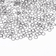 Колечки из нерж. стали, 3,5 мм, 0,6 мм, Темное серебро (STL-055856)