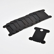 Бобіни пластикові для намотування муліне, 4х3,7 см, Чорні (INS-061529)