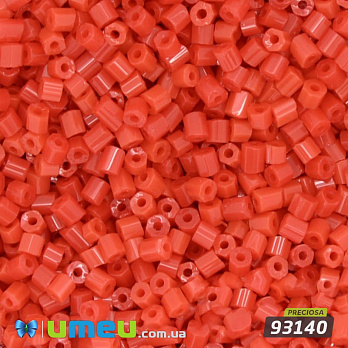 Бісер чеський Рубка 10/0, №93140, Помаранчевий натуральний (BIS-019547)