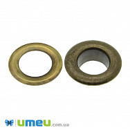 Люверс металевий, 15 мм, Антична бронза, 1 шт (SEW-040179)