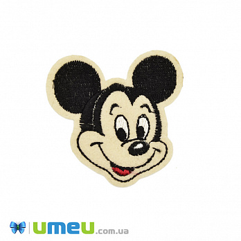 Термоаплікація дитяча Міккі Маус, 6х6 см (APL-042575)