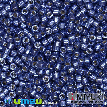 Бисер японский Miyuki Delica 11/0 DB2517, Duracoat Galvanized, Синий (BIS-045507)