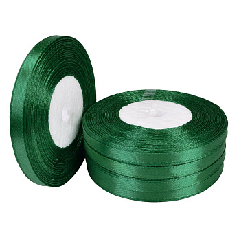 Атласная лента, 6 мм, Зеленая (LEN-057044)