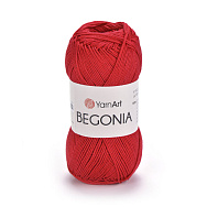 Пряжа YarnArt Begonia 50 г, 169 м, Червона 6328 (YAR-023026)