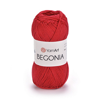 Пряжа YarnArt Begonia 50 г, 169 м, Красная 6328 (YAR-023026)