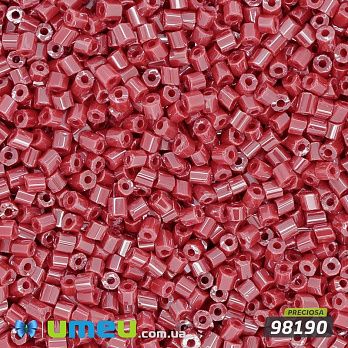 Бісер чеський Рубка 11/0, №98190, Червоний перламутровий (BIS-044055)
