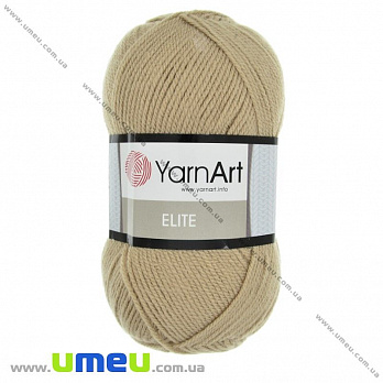 Пряжа YarnArt Elite 100 г, 300 м, Бежевая 822, 1 моток (YAR-025379)