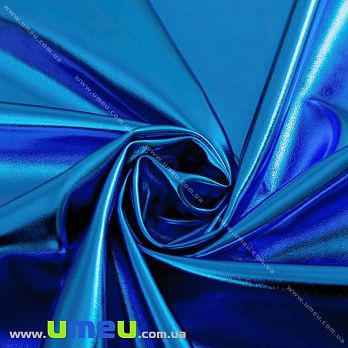 Штучна шкіра Металік 0,5 мм, Синя, 20х27 см (LTH-036890)