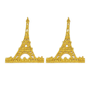 Декоративний виріб із фоамірану Ейфелева вежа, 6,5х4,5 см, Золотиста (FOM-056986)