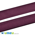 Резинка плоская 25 мм, Вишневая (LEN-046108)