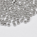 Бусины Стопперы, 2,5 мм, Круглые, Темное серебро (BUS-060565)
