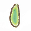 Срез Агата, Зеленый, 68х30 мм (POD-022100)