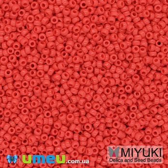 Бісер японський Miyuki круглий RR 8/0 №407, Червоний (BIS-045947)
