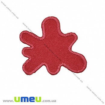 Термоаппликация Клякса, 4,5х4 см, Красная (APL-027725)