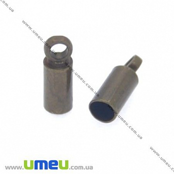 [Архів] Ковпачок металевий, 8х2,8 мм, Антична бронза (OBN-008472)