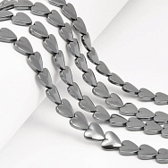 Бусины Гематит, Нат. камень, Сердце, 10х10х3 мм (BUS-057818)