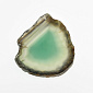 Срез Агата, Зеленый, 64х56 мм (POD-009216)