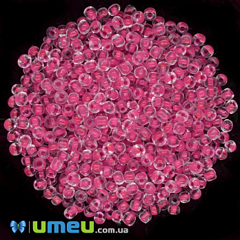 Бісер китайський великий, 6/0, Малиновий забарвлений, 4 мм (BIS-037748)