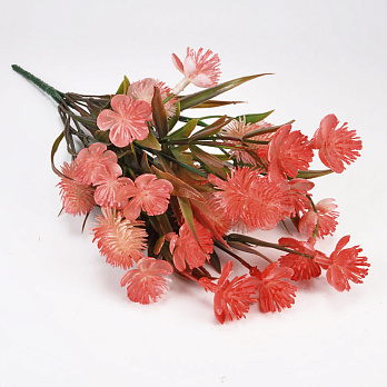 Букет декоративний, 35 см, Кораловий (DIF-054046)