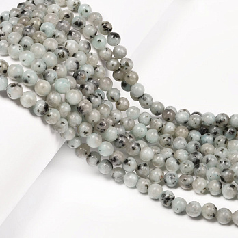 Бусины Яшма лотоса, Натур. камень, 6,5 мм, Круглые (BUS-053962)