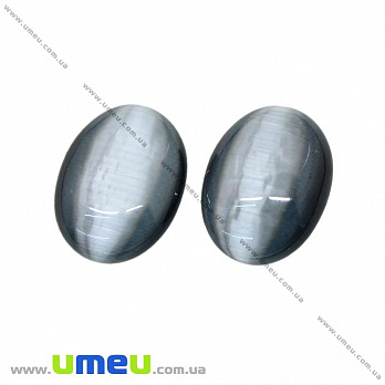 Кабошон нат. камень Улексит, Овал, 16х12 мм (KAB-031748)