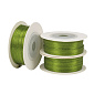 Атласна стрічка двостороння, 3 мм, Оливкова (LEN-061042)