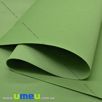 Фоамиран зефирный (Китай), 50х50 см, Зеленый (FOM-033774)