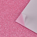 Фоамиран глиттерный на клеевой основе, 2 мм, Розовый, 20х30 см (FOM-041086)