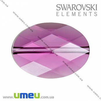 Бусина Swarovski 5050 Fuchsia, 14х10х5 мм, Граненная овальная, 1 шт (BUS-005372)