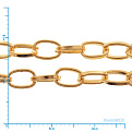 Цепь, Золото, 6,5х4,2 мм (ZEP-056048)