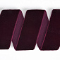 Лента бархатная, 25 мм, Вишневая (LEN-061427)