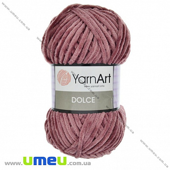 Пряжа YarnArt Dolce 100 г, 120 м, Розовая (чайная роза) 751, 1 моток (YAR-029689)