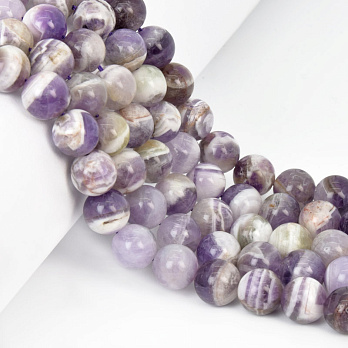 Бусины Аметист светлый, Натур. камень, 10,5 мм, Круглые (BUS-057871)