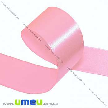 [Архів] Атласна стрічка, 40 мм, Рожева світла (LEN-027583)