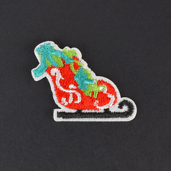 Термоаппликация, Сани, 4х3,5 см (APL-060162)