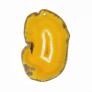 Срез Агата, Желтый, 69х45 мм (POD-014240)