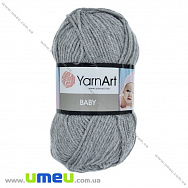 Пряжа YarnArt Baby 50 г, 150 м, Сіра 195, 1 моток (YAR-025281)