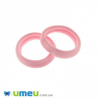 Резинка для волос микрофибра, 40 мм, Розовая светлая (OSN-041659)