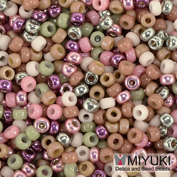 Бісер японський Miyuki круглий RR 11/0 №MIX138, Різнокольоровий (BIS-055982)