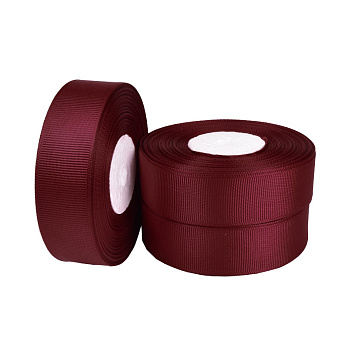 Репсовая лента, 25 мм, Бордовая (LEN-054830)