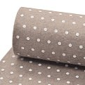 Фетр Горошек 1 мм, 20х28 см, Серый (FLT-056441)