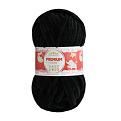 Пряжа Premium Yarn Baby Love 50 г, 60 м, Чорна 311, 1 моток (YAR-055992)