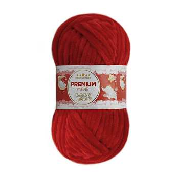 Пряжа Premium Yarn Baby Love 50 г, 60 м, Красная 318 (YAR-052328)