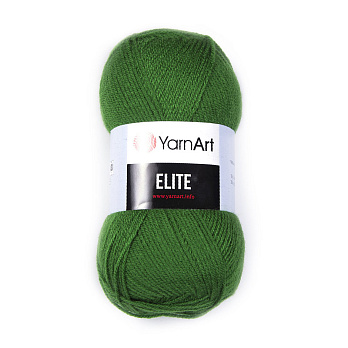 Пряжа YarnArt Elite 100 г, 300 м, Зеленая 248, 1 моток (YAR-056280)