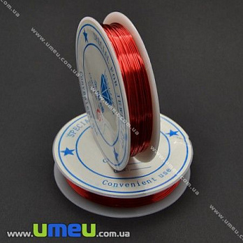 Проволока медная, 0,6 мм, Красная (LES-007262)