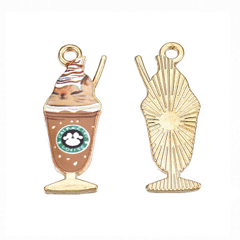 Підвіска метал. Морозиво, Стійке покриття, 27х10 мм, Золото (POD-053650)