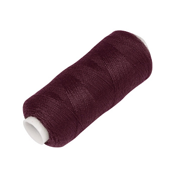 Нитки джинсові KIWI 20/2 col.123, Бордові, 200 ярдів (MUL-061859)