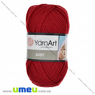 Пряжа YarnArt Baby 50 г, 150 м, Червона 576, 1 моток (YAR-025266)