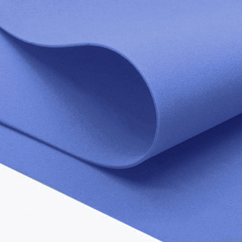 Фоаміран, 2 мм, Синій світлий, 20х30 см (FOM-013937)